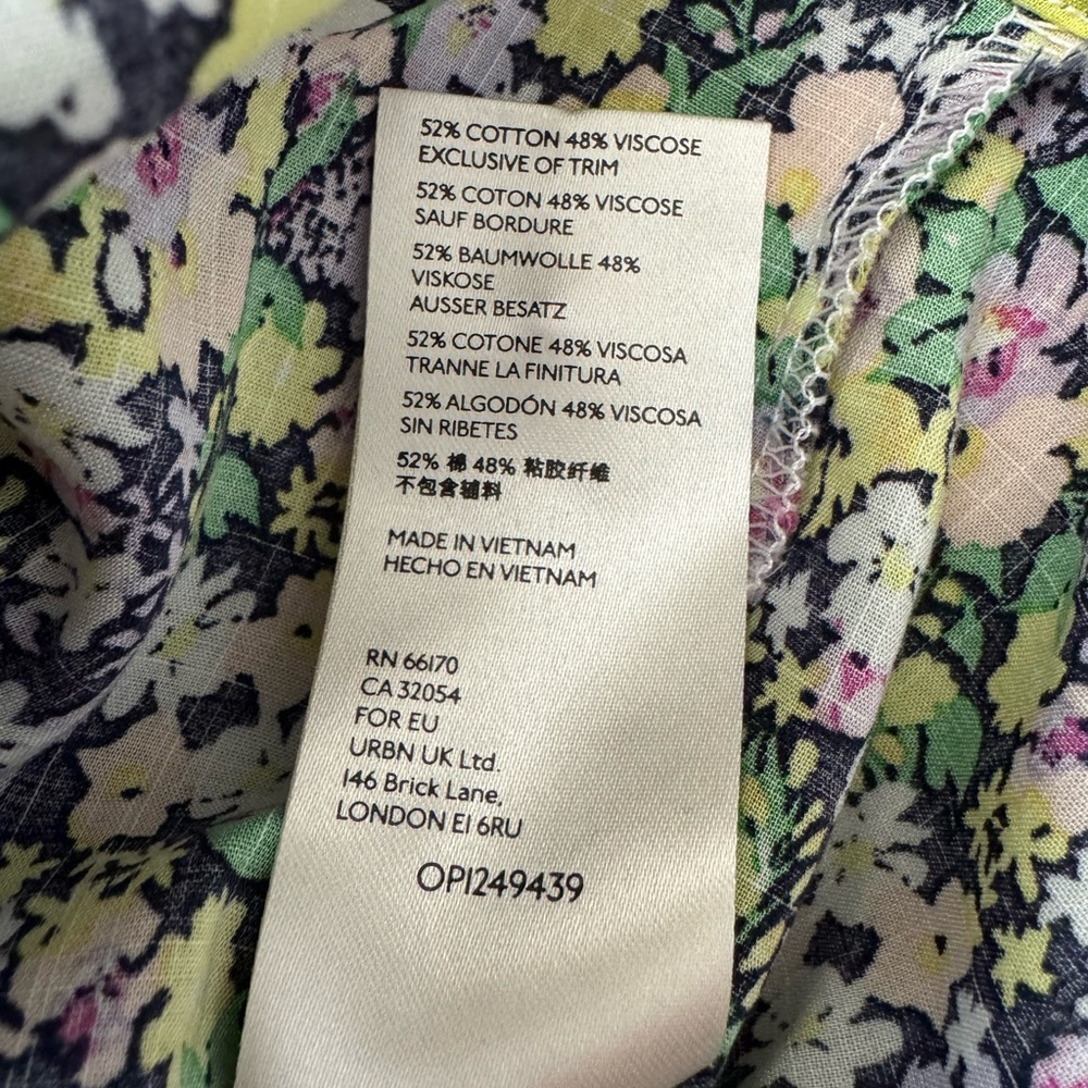 NWOT Maeve by Anthropologie Ashleigh Floral Blouse - Picture 9 of 9